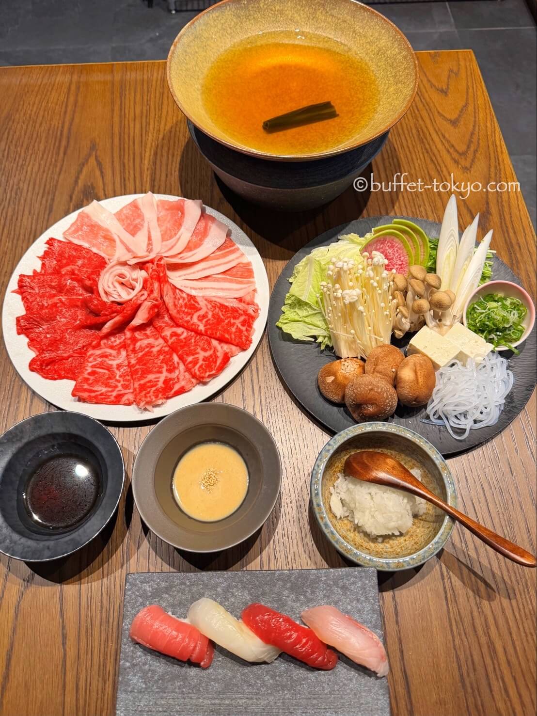 実食取材《SHARI 東急歌舞伎町タワー》しゃぶしゃぶ食べ放題で黒毛和牛サーロイン（ビュッフェ東京.com）