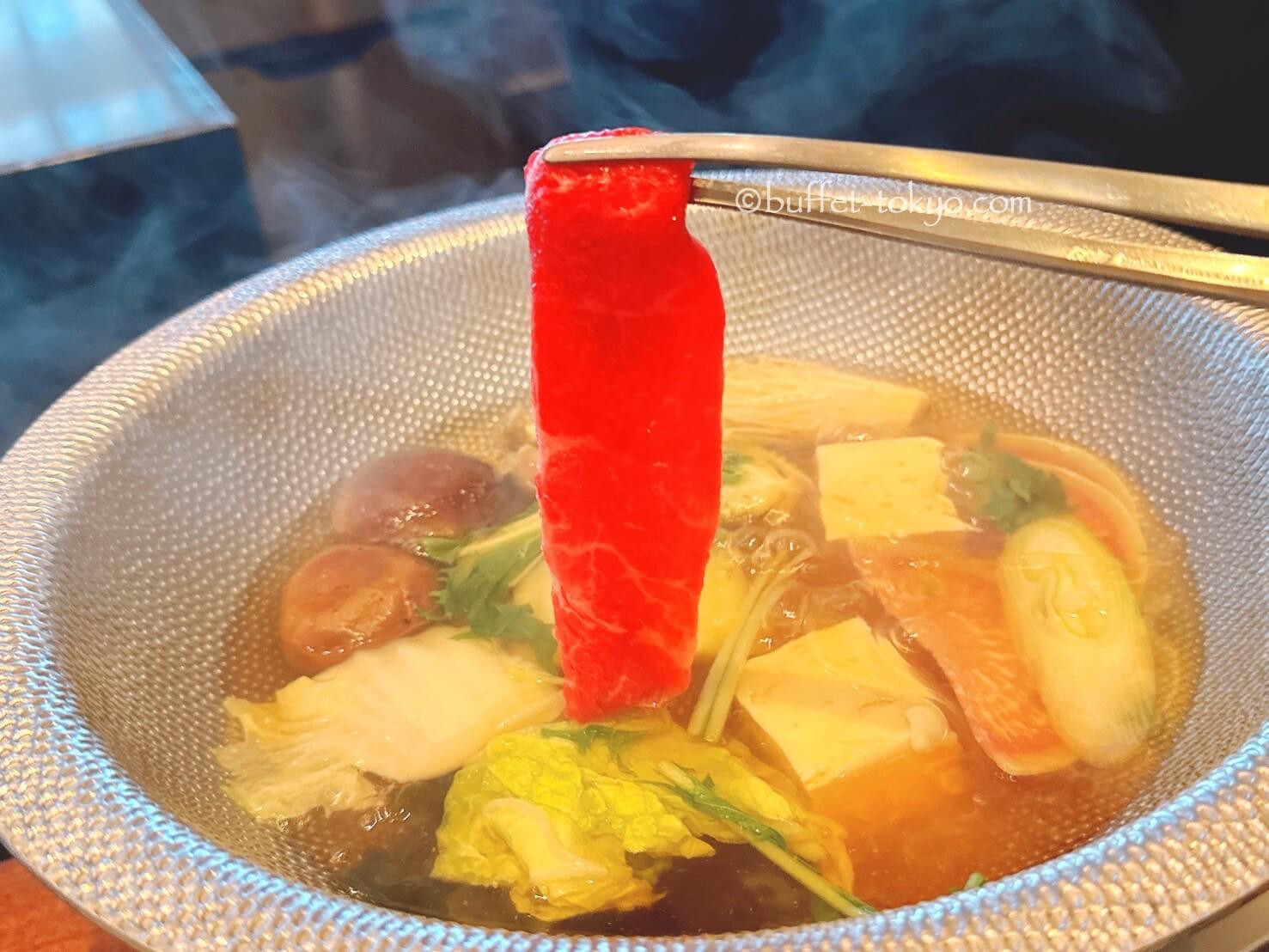 実食取材《SHARI 東急歌舞伎町タワー》しゃぶしゃぶ食べ放題で黒毛和牛サーロイン（ビュッフェ東京.com）