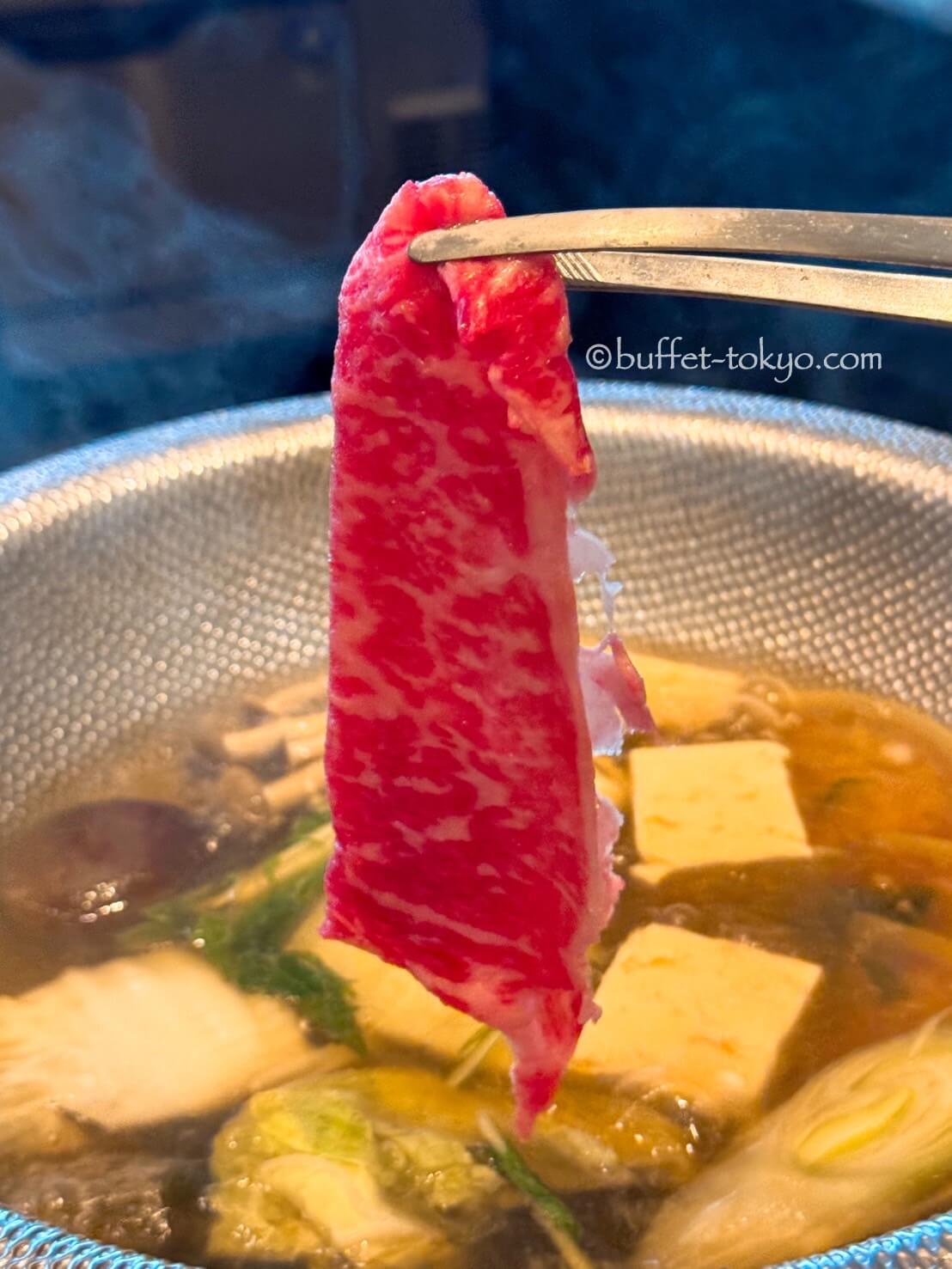 実食取材《SHARI 東急歌舞伎町タワー》しゃぶしゃぶ食べ放題で黒毛和牛サーロイン（ビュッフェ東京.com）