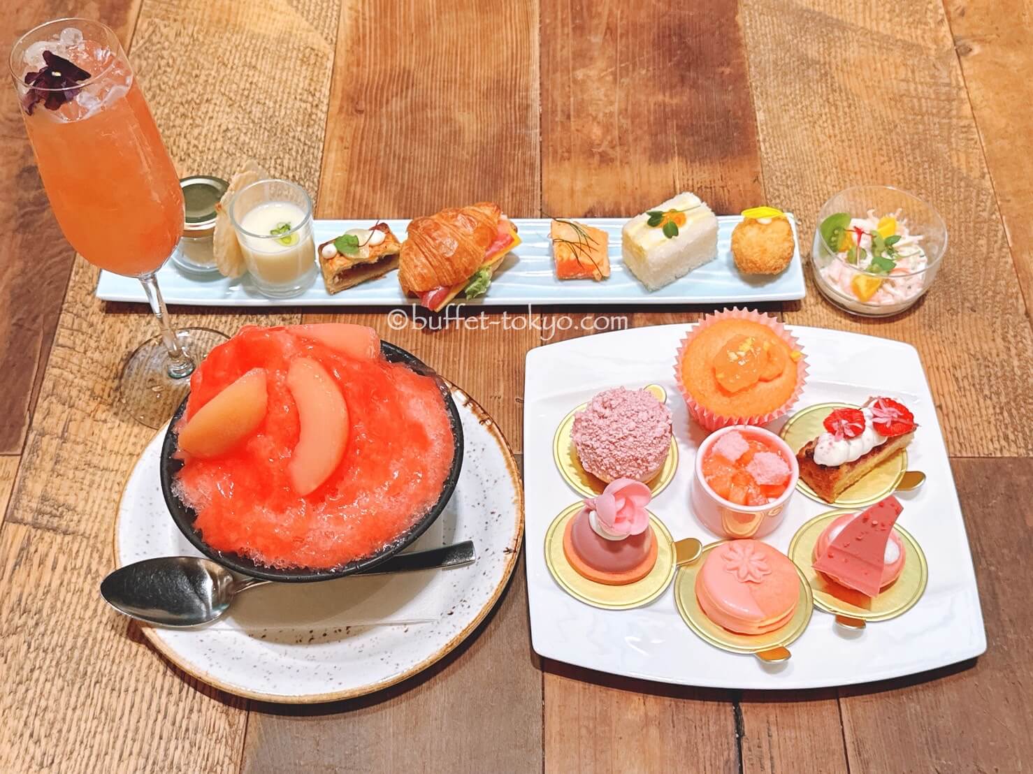 実食取材《ピーチスイーツブッフェ》2025年に東京で桃ビュッフェ＆ピーチかき氷を楽しむならブリュワーズ！